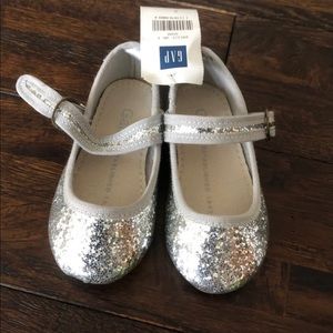 Baby Gap Girls Silver Shoes